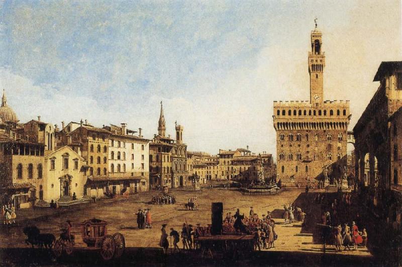 Bernardo Bellotto Piazza della Signoria in Florence